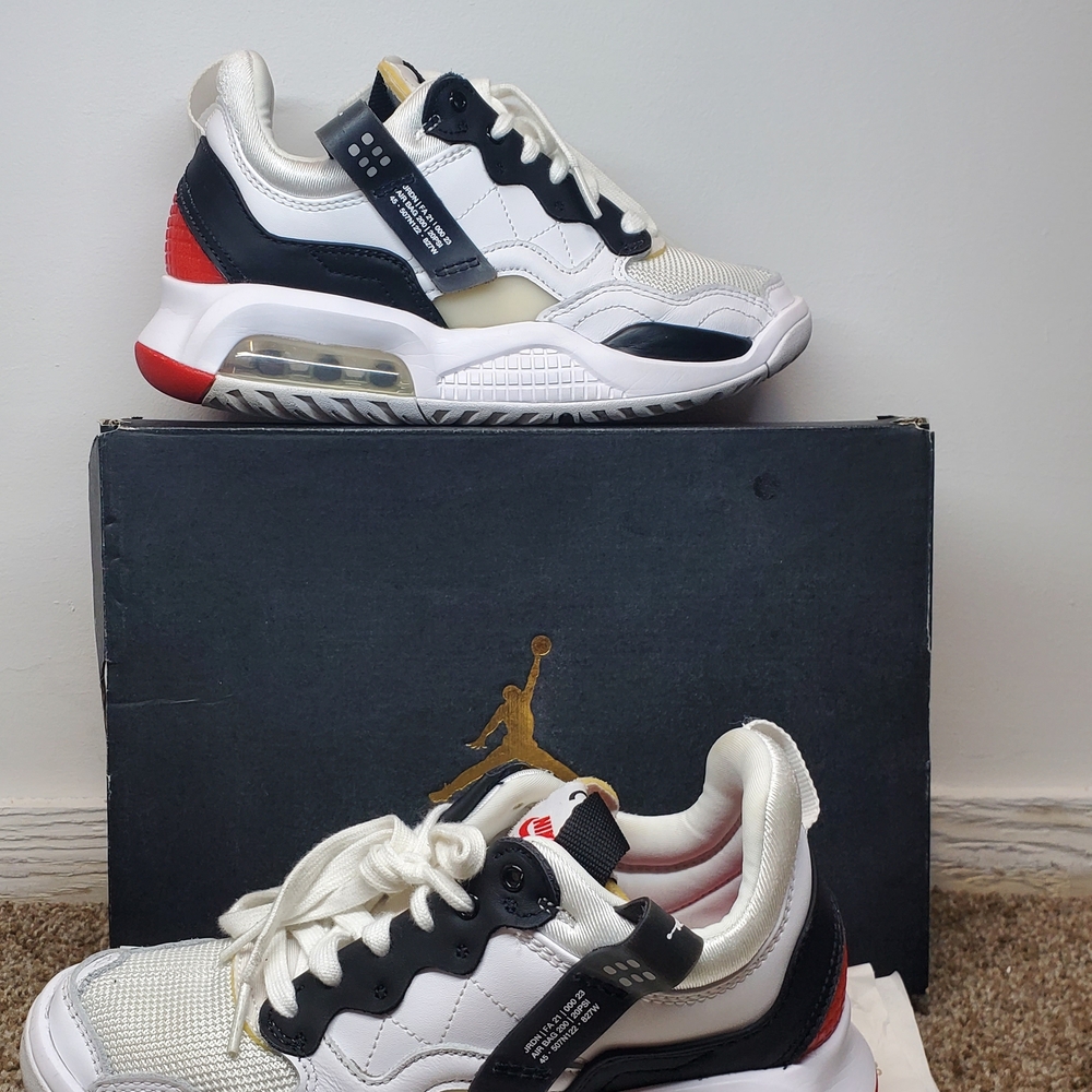 Jordan Kids Sneakers - White, Black, Red